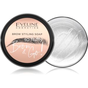 Eveline Cosmetics Brow & Go! săpun de styling pentru sprâncene culoare Transparent 25 g-Țena