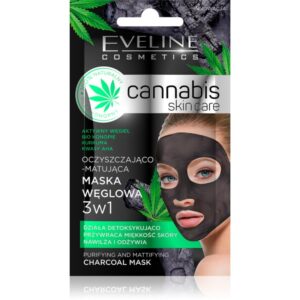 Eveline Cosmetics Cannabis masca facială pentru curatarea tenului 7 ml-ro
