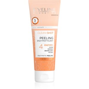 Eveline Cosmetics Clean Shot 4 Enzymes peeling enzimatic impotriva imperfectiunilor pielii 75 ml-ro