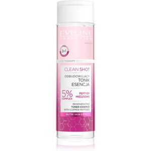 Eveline Cosmetics Clean Shot 5% Copper Peptide Complex tonic revitalizant 200 ml-Țena