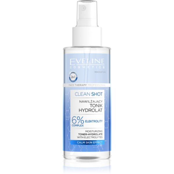 Eveline Cosmetics Clean Shot 6% Electrolyte Complex tonic hidratant 150 ml-ro