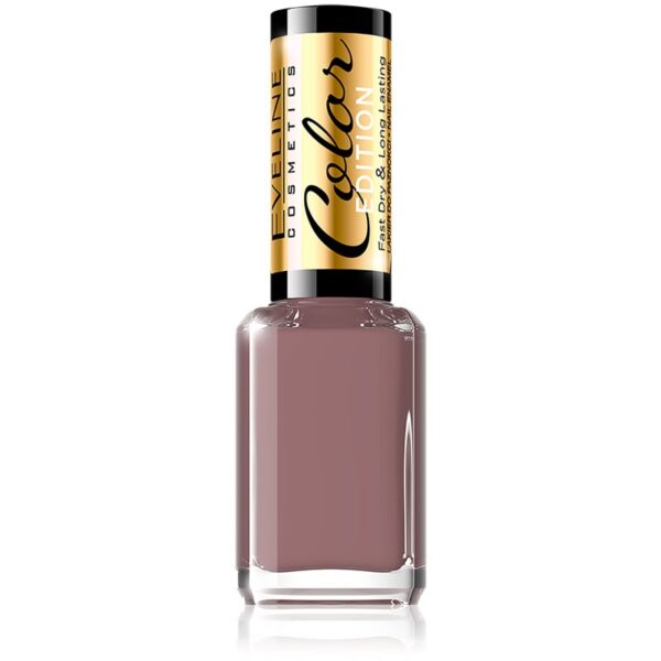 Eveline Cosmetics Color Edition lac pentru unghii foarte opac culoare 123 12 ml-Țena