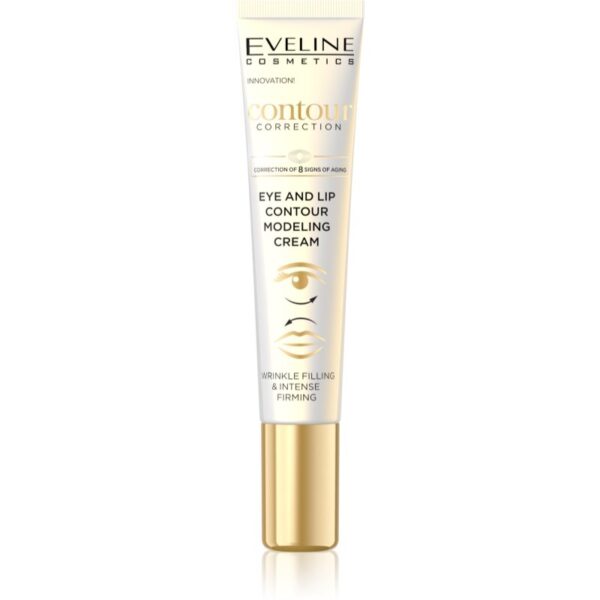 Eveline Cosmetics Contour Correction Cremă lifting pentru fermitate pentru ochi si buze 20 ml-Țena
