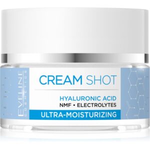 Eveline Cosmetics Cream Shot Hyaluronic Acid cremă intens hidratantă pentru pielea uscata sau foarte uscata 50 ml-ro