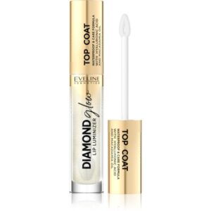 Eveline Cosmetics Diamond Glow Luciu de Buze sclipitor cu acid hialuronic culoare 12 Top Coat 4