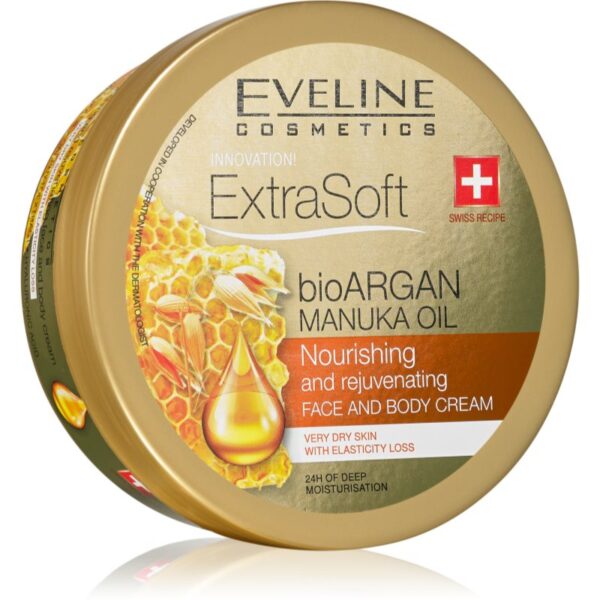 Eveline Cosmetics Extra Soft hidratare pentru fata si corp cu ulei de argan 175 ml-ro
