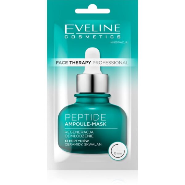 Eveline Cosmetics Face Therapy Peptide masca sub forma de crema pentru regenerarea și reînnoirea pielii 8 ml-ro