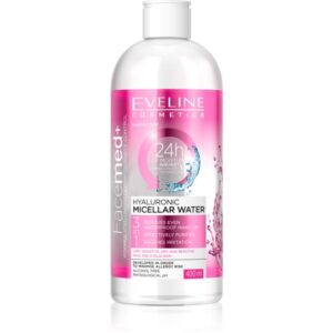 Eveline Cosmetics FaceMed+ apă micelară cu acid hialuronic 3 in 1 400 ml-ro