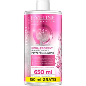 Eveline Cosmetics FaceMed+ apa pentru curatare cu particule micele 650 ml-ro