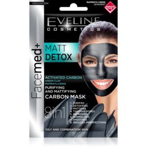 Eveline Cosmetics FaceMed+ mască pentru față pentru ten gras și mixt 2x5 ml-ro
