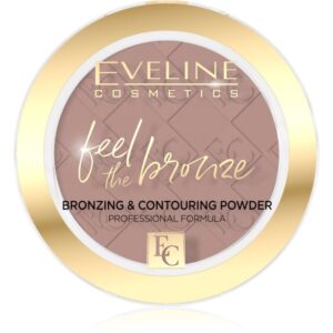 Eveline Cosmetics Feel The Bronze pudră pentru de bronz și contur culoare 01 Milky Way 4 g-ro