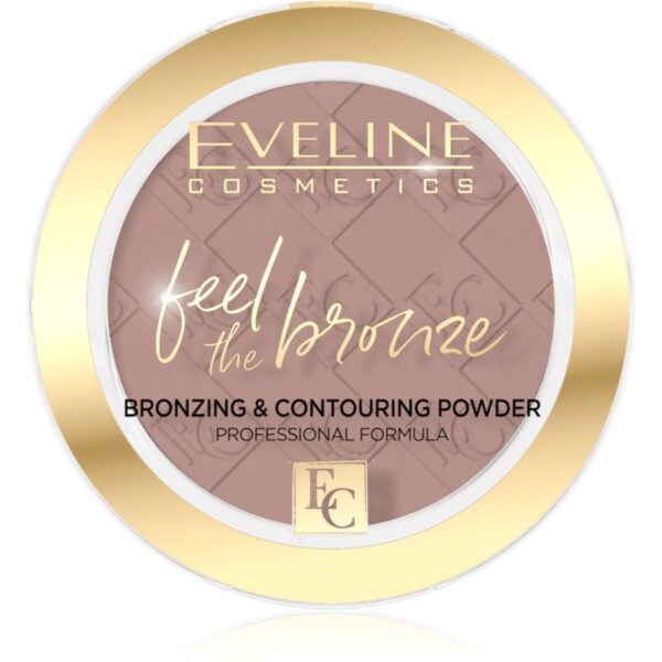 Eveline Cosmetics Feel The Bronze pudră pentru de bronz și contur culoare 01 Milky Way 4 g-ro