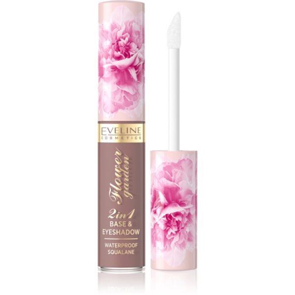 Eveline Cosmetics Flower Garden lichid fard ochi 2 in 1 culoare 03 6