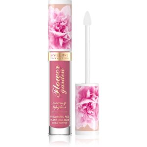 Eveline Cosmetics Flower Garden luciu de buze cremos cu acid hialuronic culoare 03 Magnolia Charm 4