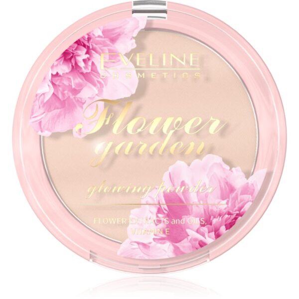 Eveline Cosmetics Flower Garden pudra pentru luminozitate 8 g-Țena