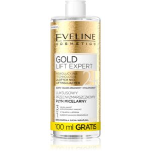 Eveline Cosmetics Gold Lift Expert apa pentru curatare cu particule micele pentru ten matur 500 ml-Țena