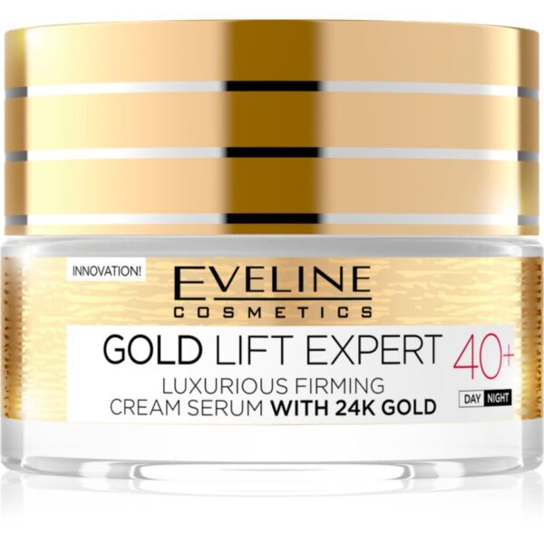 Eveline Cosmetics Gold Lift Expert cremă de lux pentru fermitate cu aur de 24 de karate 50 ml-ro