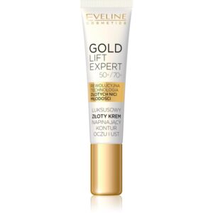 Eveline Cosmetics Gold Lift Expert crema tonifianta zona ochilor si a buzelor 15 ml-Țena