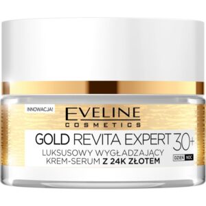 Eveline Cosmetics Gold Revita Expert Cremă cu efect de netezire și fermitate cu aur 30+ 50 ml-Țena