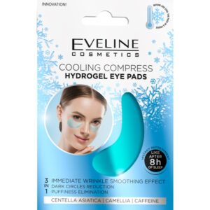 Eveline Cosmetics Hydra Expert masca hidrogel pentru ochi cu efect racoritor 2 buc-ro