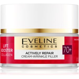 Eveline Cosmetics Lift Booster Collagen crema hidratanta si hranitoare pentru riduri 70+ 50 ml-Țena