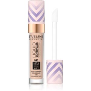 Eveline Cosmetics Liquid Camouflage Corector rezistent la apa cu acid hialuronic culoare 2.5 7