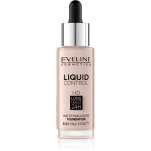 Eveline Cosmetics Liquid Control fond de ten lichid  pipeta culoare 005 Ivory 32 ml-ro