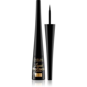Eveline Cosmetics Liquid Precision 2000 Procent eyeliner cu efect matifiant culoare Black 4 ml-ro