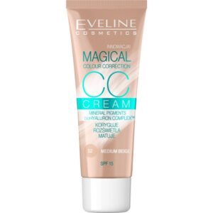 Eveline Cosmetics Magical Colour Correction crema CC SPF 15 culoare 52 Medium Beige 30 ml-Țena
