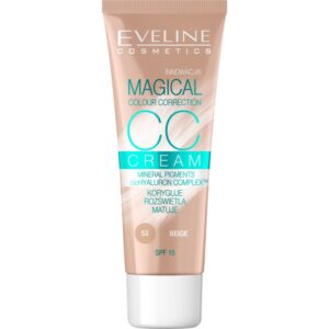 Eveline Cosmetics Magical Colour Correction crema CC SPF 15 culoare 53 Beige 30 ml-ro