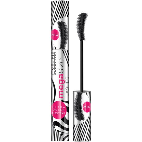 Eveline Cosmetics MegaSize mascara pentru un maxim de volum 10 ml-Țena