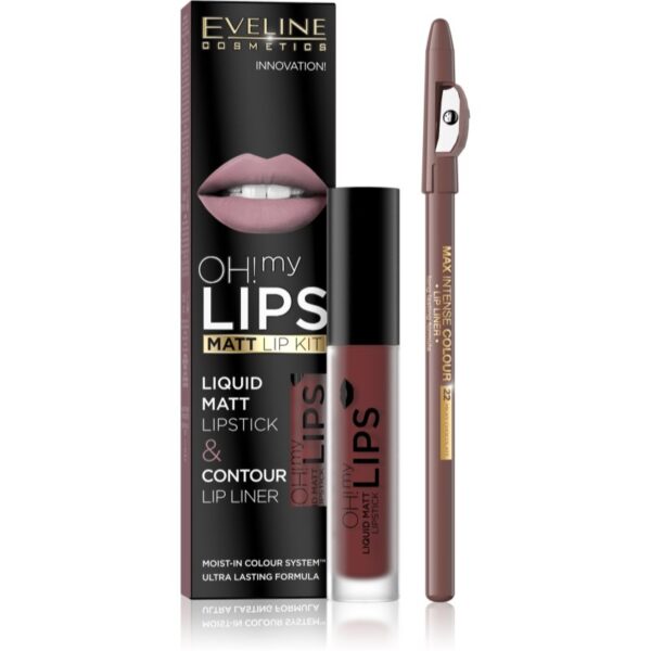 Eveline Cosmetics OH! my LIPS Matt set îngrijire buze 16 2 buc-ro