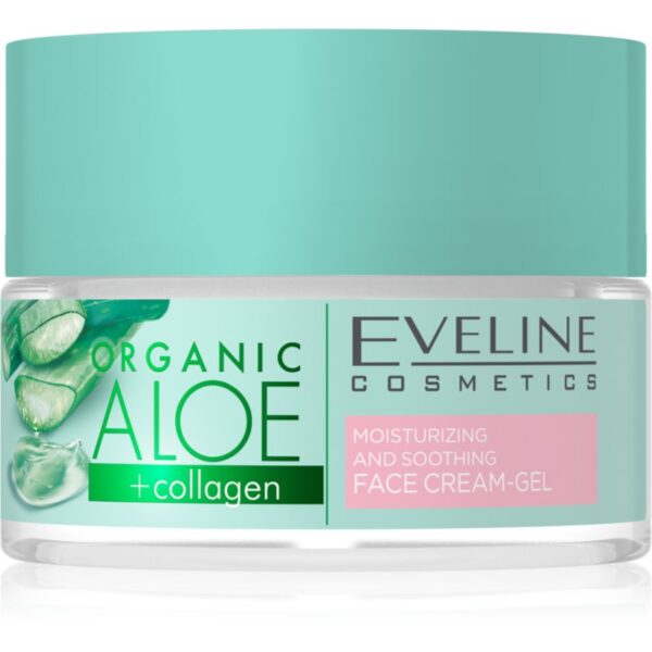 Eveline Cosmetics Organic Aloe+Collagen gel-cremă activ