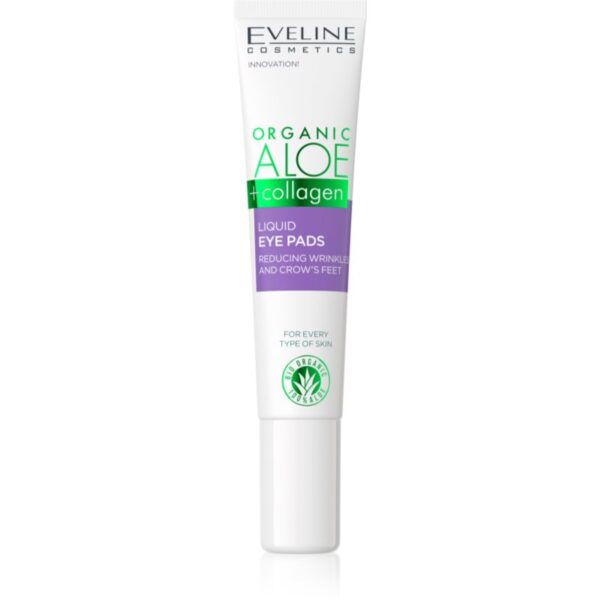 Eveline Cosmetics Organic Aloe+Collagen gel pentru ochi antirid 20 ml-Țena