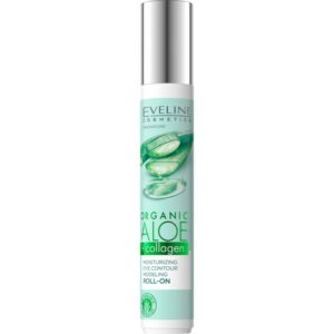 Eveline Cosmetics Organic Aloe+Collagen roll-on pentru ochi cu efect de hidratare 15 ml-ro