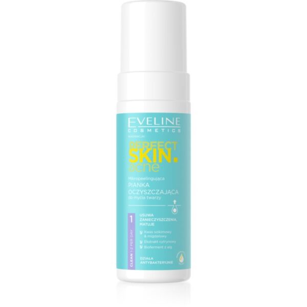 Eveline Cosmetics Perfect Skin .acne Spuma curatare intensa. pentru ten acneic 150 ml-Țena