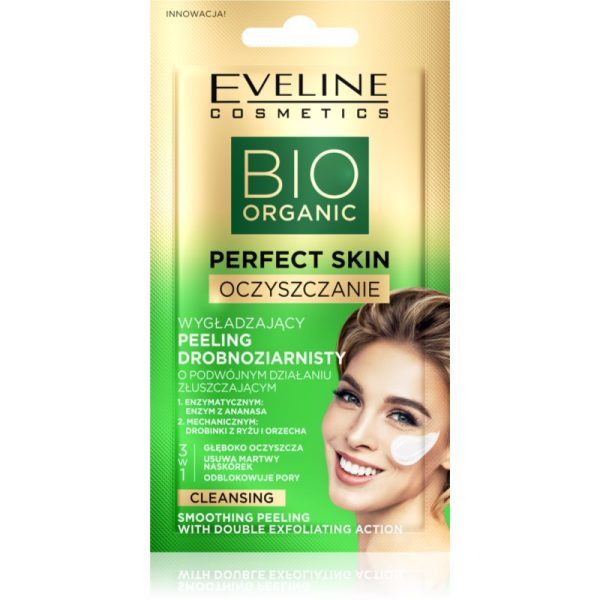 Eveline Cosmetics Perfect Skin Double Exfoliation exfoliant pentru netezire 2 in 1 8 ml-ro
