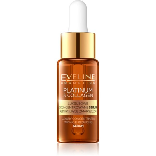 Eveline Cosmetics Platinum & Collagen ser concentrat antirid 18 ml-Țena