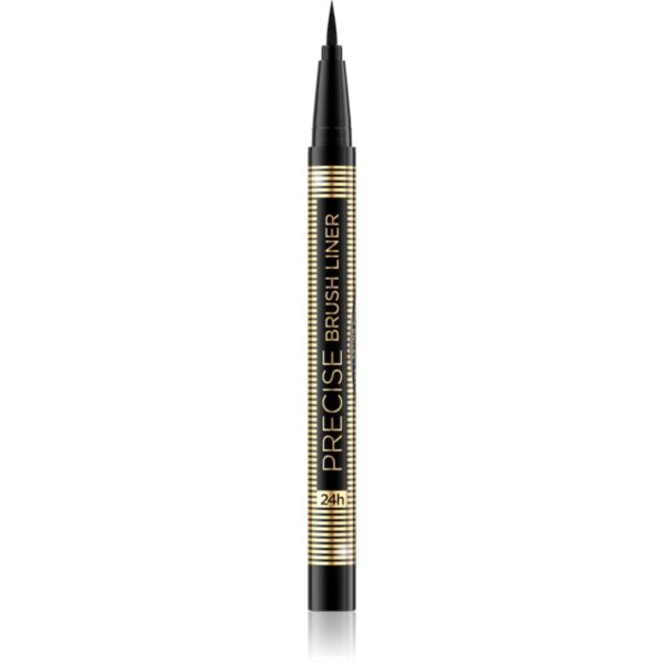 Eveline Cosmetics Precise Brush Liner creion pentru conturul ochilor culoare Black 6 ml-ro