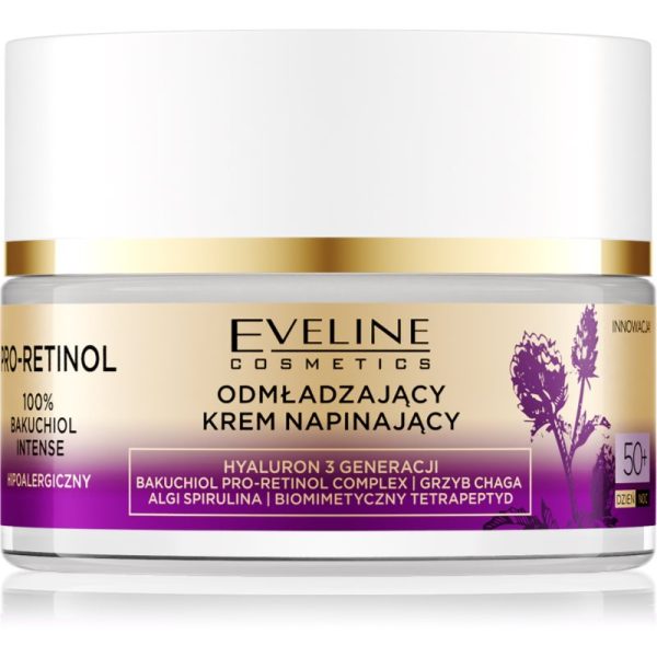 Eveline Cosmetics Pro-Retinol 100% Bakuchiol Intense Cremă de zi intensă pentru riduri 50+ 50 ml-ro