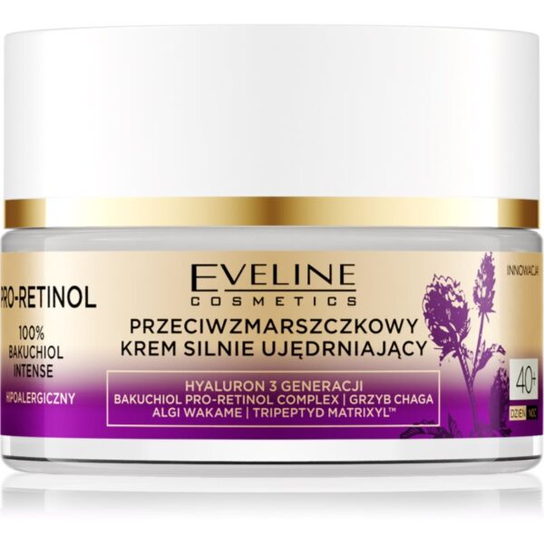 Eveline Cosmetics Pro-Retinol 100% Bakuchiol Intense Crema regeneratoare cu efect de netezire 40+ 50 ml-ro