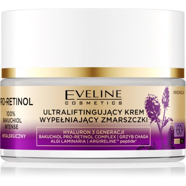 Eveline Cosmetics Pro-Retinol 100% Bakuchiol Intense cremă de față ultra lifting 60+ 50 ml-ro