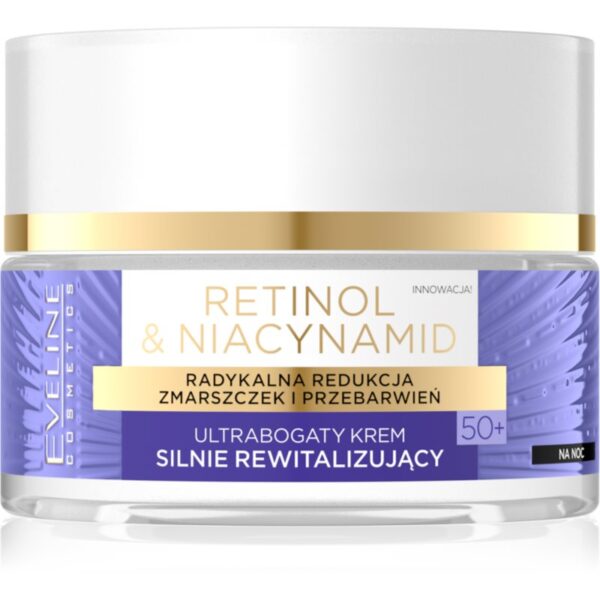 Eveline Cosmetics Retinol & Niacynamid crema de noapte revitalizanta 50+ 50 ml-ro