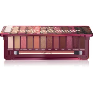 Eveline Cosmetics Ruby Glamour paletă cu farduri de ochi 12 g-ro