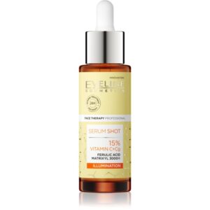 Eveline Cosmetics Serum Shot 15% Vitamin C+Cg ser antirid iluminator cu vitamina C 30 ml-ro