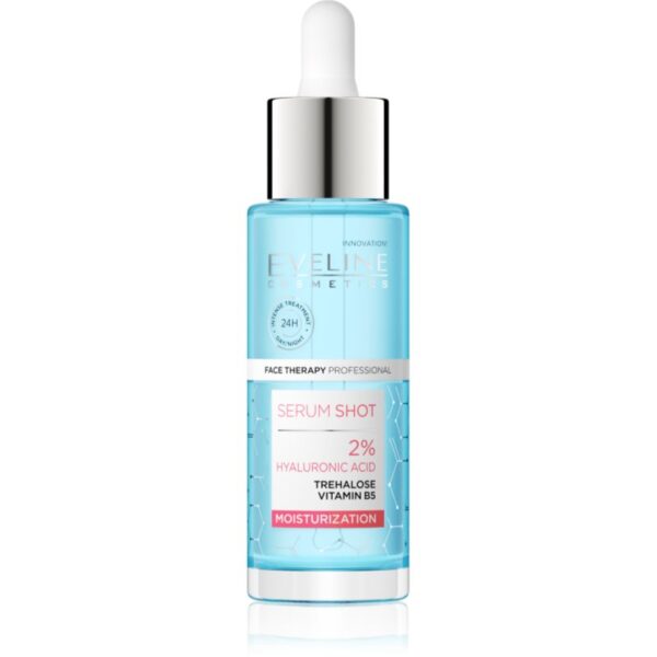 Eveline Cosmetics Serum Shot 2% Hyaluronic Acid ser hidratant si hranitor 30 ml-Țena