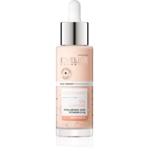 Eveline Cosmetics Serum Shot 5% Caffeine ser pentru înviorarea zonei ochilor 30 ml-Țena