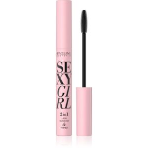 Eveline Cosmetics Sexy Girl bază pentru gene cu efect de nutritiv 2in1 Black 10 ml-Țena