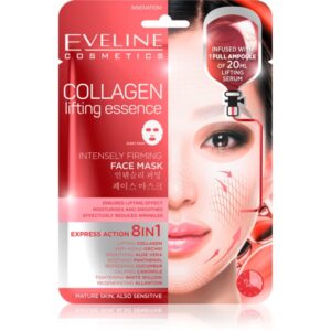 Eveline Cosmetics Sheet Mask Collagen masca cu efect de lifting si fermitate cu colagen 1 buc-Țena