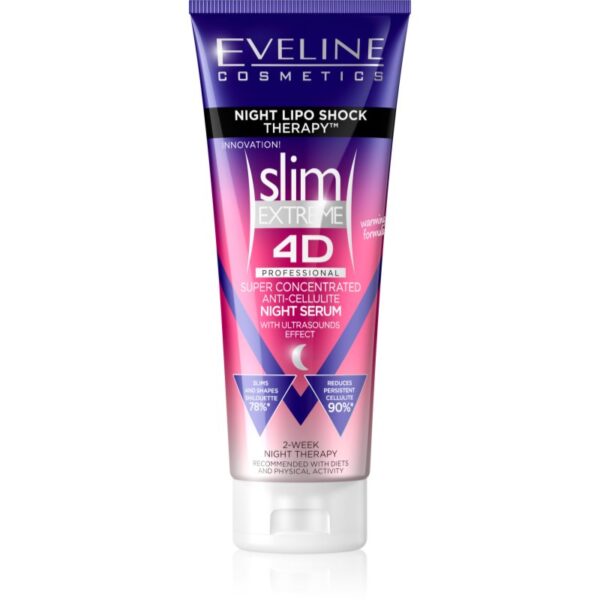 Eveline Cosmetics Slim Extreme ser de noapte super concentrat cu efect de încălzire 250 ml-ro